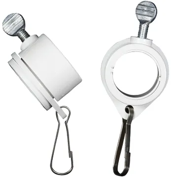 Valley Forge 28219 Flag Mounting Ring, Rotating, PVC, For: 1 in Dia Flag Poles, Pack