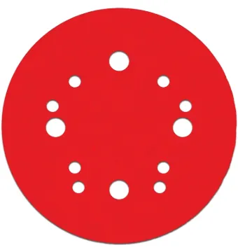 Diablo DCD050080H15G Sanding Disc, 5 in Dia, 80 Grit, Coarse, Ceramic Abrasive, 12-Hole
