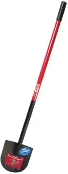 BULLY Tools 92702 Caprock/Pony Shovel, 9 in W Blade, 12 ga Gauge, Steel Blade, Fiberglass Handle, Lo