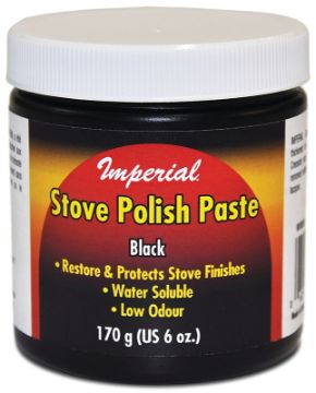 Imperial KK0059 Stove Polish, Paste, Opaque Black, Neutral Oil, 6 fl-oz Package, Jar