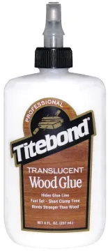Titebond 6123 Wood Glue, White, 8 oz Package, Bottle