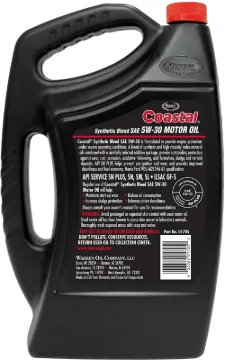 Warren 01705 Motor Oil, 5W-30, 5 qt Package