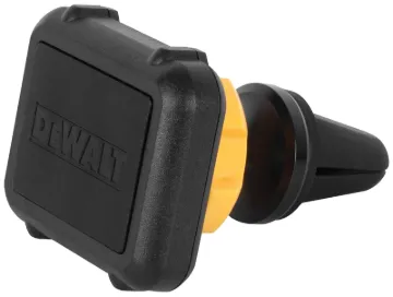 DeWALT 204 0435 DW2 Magnetic Vent Mount, Stainless Steel, Black/Yellow