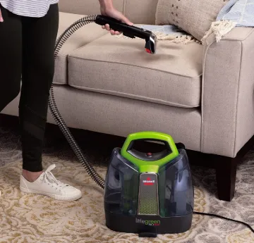 BISSELL 5207U Carpet Cleaner, 37 oz Tank, 120 V, Black/Motley Blue