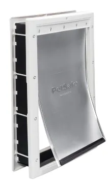 PetSafe PPA00-10960 Pet Door, Plastic, White