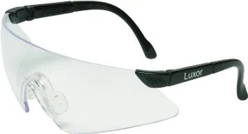 Luxor Protective Eyewear, Clear Lens, Scratch-Resistant, Tuff-Stuff, Frame