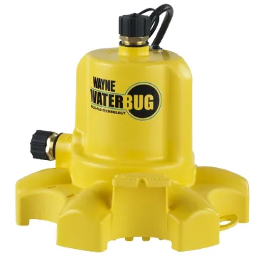 WAYNE WWB 57731-WYN1 Utility Pump, 4.8 A, 120 V, 1/6 hp, 3/4 in Outlet, 1350 gal/hr Max Head, 1010 g