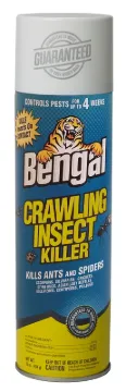 Bengal 93500 Crawling Insect Killer, Spray Application, Indoor, Outdoor, 16 oz Package, Aerosol Can
