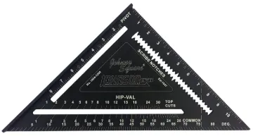 Johnson 1904-1200 Rafter Square, Aluminum, 12 in L
