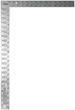 Johnson Easy-Read CS9 Framing Square, Steel