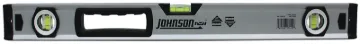 Johnson 1741-2400 Box Level, 24 in L, 3 -Vial, Non-Magnetic, Aluminum, Yellow