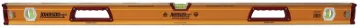 Johnson 1717-4800 Box Level, 48 in L, 3 -Vial, Non-Magnetic, Aluminum, Yellow