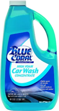 Blue Coral WC107G Car Wash, 64 oz Package, Liquid, Mild