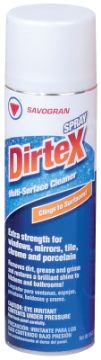 Dirtex 10761 Cleaner, 18 oz Package, Can, Liquid, Ammonia, Clear