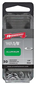 RIVET WASHER ALUM 30PK 1/8IN