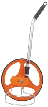 Crescent Lufkin PSMW48N Measuring Wheel, 9999.9 ft 11 in, 12-1/2 in Wheel, Orange