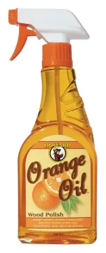HOWARD ORS016 Polish, 16 oz, Bottle, Orange, Liquid