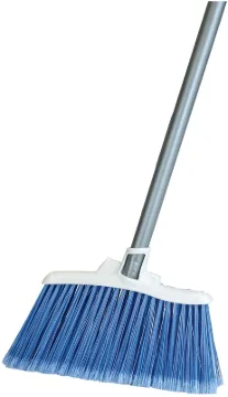 Quickie 7504 Angled, All-Purpose Broom, Comfort-Grip Handle, Poly Fiber Bristle