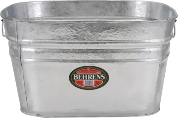 Behrens 62 Wash Tub, 15.5 gal Capacity, Steel