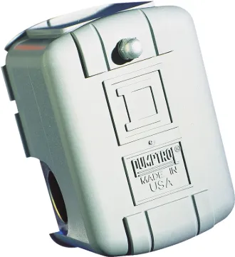 Square D Pumptrol FSG2J21BP Pressure Switch, 1-Phase, 115/230 V, 2-Pole, 220 psi Working, NEMA 1 Enc