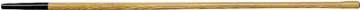 LINK HANDLES 66649 Replacement Hoe/Rake Handle, 1-7/16 in Dia, 72 in L, Ash Wood, Clear