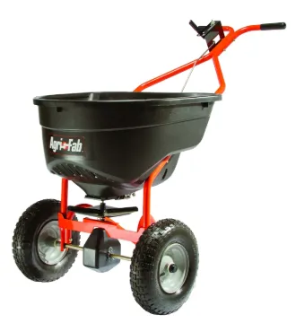 AGRI-FAB 45-0462 Broadcast Spreader, 25,000 sq-ft Coverage Area, 12 ft W Spread, 130 lb Capacity, Po