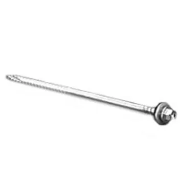 HILLMAN TimberTite 47806 Landscape Screw, 1/4 in Thread, Hex Drive, Steel, Ceramic