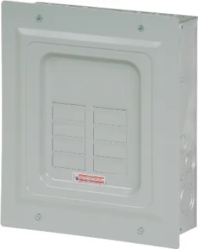 Cutler-Hammer BR Series BR816L125FP Load Center, 125 A, 8-Space, 16-Circuit, Main Lug, NEMA 1 Enclos