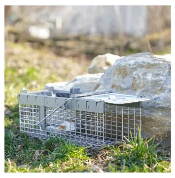 Victor 1025 Animal Trap, 7.22 in W, 5.76 in H, Spring-Loaded Door