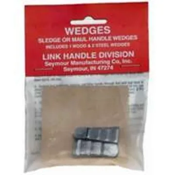 LINK HANDLES 64133 Sledge and Maul Handle Wedge, Steel/Wood, Red