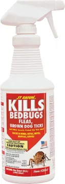 J.T. EATON 204-O Bed Bug Killer, Liquid, Spray Application, 1 qt Package, Bottle