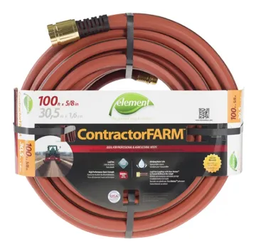 SWAN Element ContractorFARM ELCF58100 Water Hose, 100 ft L