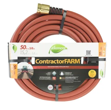 SWAN Element ContractorFARM ELCF58050 Water Hose, 50 ft L, Red