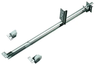 Knape & Vogt 1175P ZC 22-5/8 Drawer Slide, 50 lb, Undermount Mounting, 22-5/8 in L Rail, 1/2 in W Ra