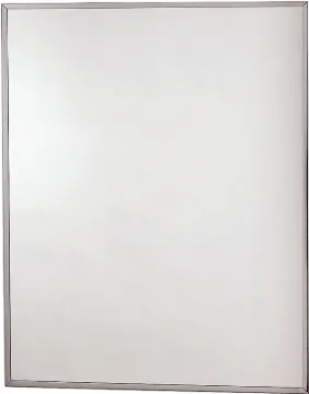 Zenith X4311 Medicine Cabinet, 16-1/8 in OAW, 4 in OAD, 20-1/8 in OAH, Polystyrene, Gray, Stainless