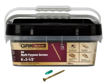 SCRW FRM/DK R4 900PK 9X2-1/2IN