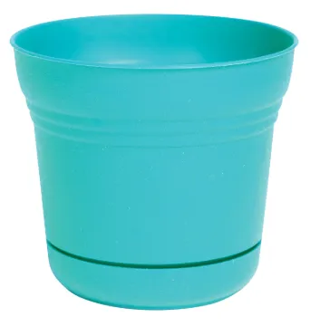 Bloem SP1027 Saturn Planter, 9.8 in W, Bell, Plastic, Calypso, Matte