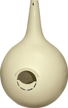 HEATH 30006R Gourd House, Plastic, Almond