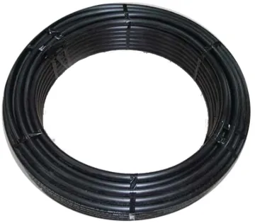 CRESLINE 18615 Pipe, 1 in, Plastic, Black, 100 ft L
