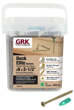 SCREW DECK STAR NO9 X 2-1/2IN