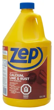Zep ZUCAL128 Calcium, 1 gal Package, Bottle, Liquid, Pungent, Light Yellow