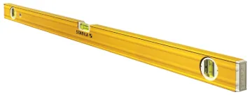 Stabila 29048 Contractor Level, 48 in L, 3 -Vial, Non-Magnetic