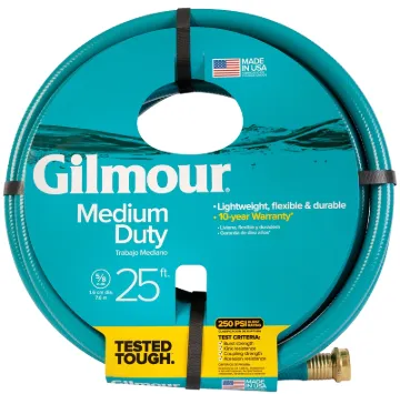Gilmour 15058025 Garden Hose, 25 ft L, Vinyl