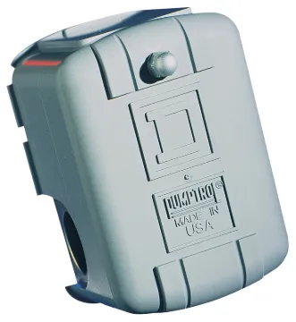 Square D Pumptrol FSG2J20M4BP Pressure Switch, 1-Phase, 115/230 V, 2-Pole, 220 psi Working, NEMA 1 E