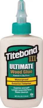 Titebond III 1412 Wood Glue, Brown, 4 oz Package, Bottle