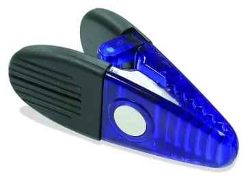 Magnet Source 07506 Large Magnetic Clips, 3-1/2 in L, Blue, 2, Pack