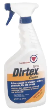Dirtex 10763 Cleaner, 22 oz Package, Bottle, Liquid, Ammonia, Clear