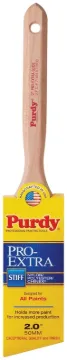 Purdy Pro-Extra Glide 144152720 Trim Brush, Nylon/Polyester Bristle, Fluted Handle