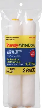 Purdy White Dove 14G605060 Paint Roller Cover, 1/4 in Thick Nap, 6-1/2 in L, Woven Dralon Fabric Cov