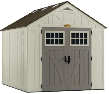 SHED STORAGE VANILLA 8FTX10FT
